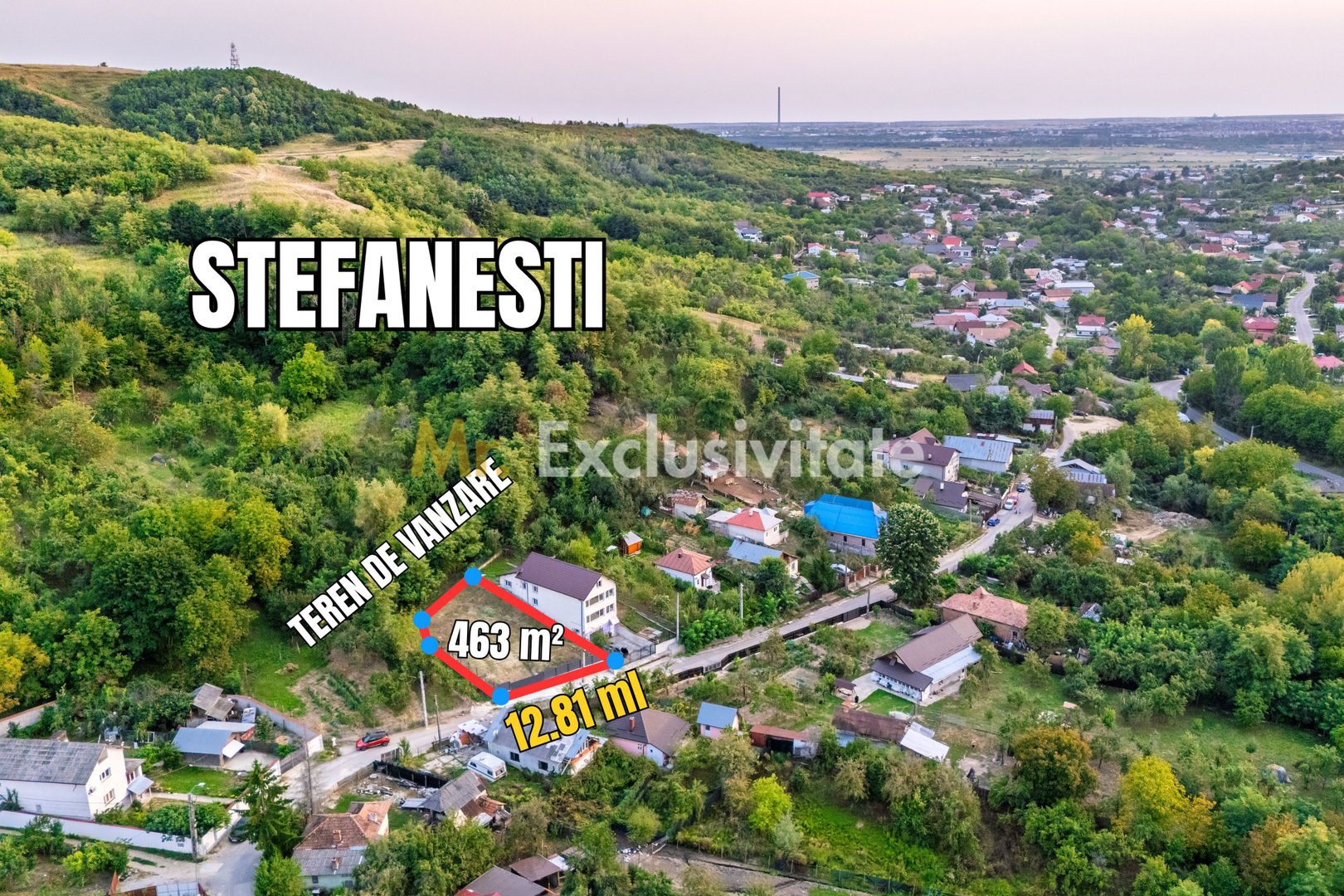 Teren intravilan cu priveliște deosebită  - Ștefănești, Argeș - imaginea 4
