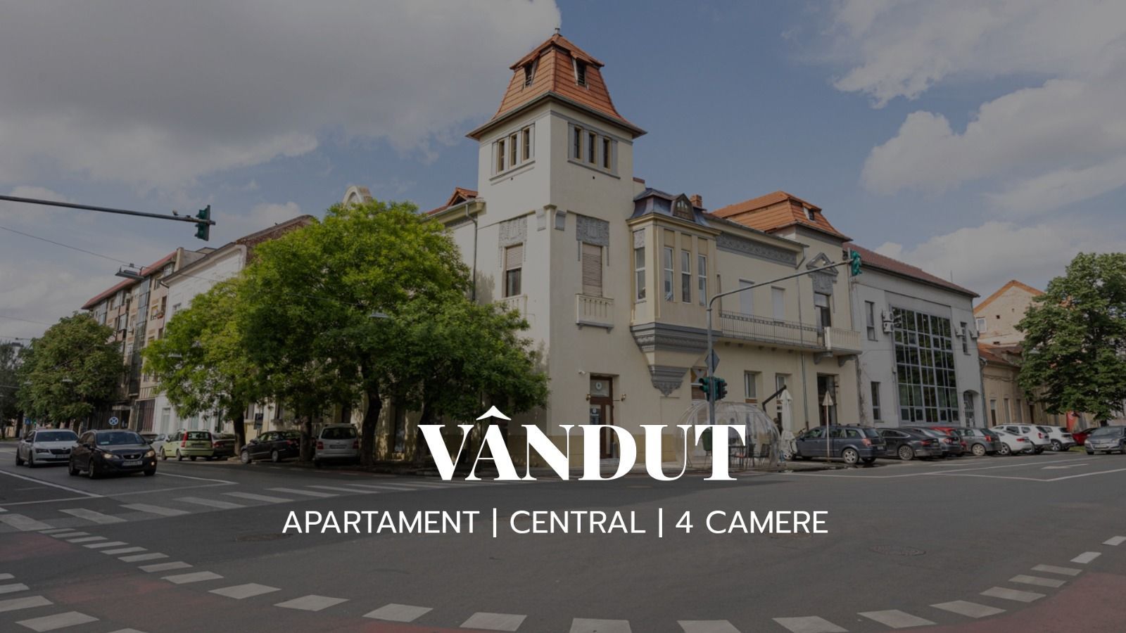Vândut! Raritate pe piața imobiliară din Arad–Apartament cu 4 camere
