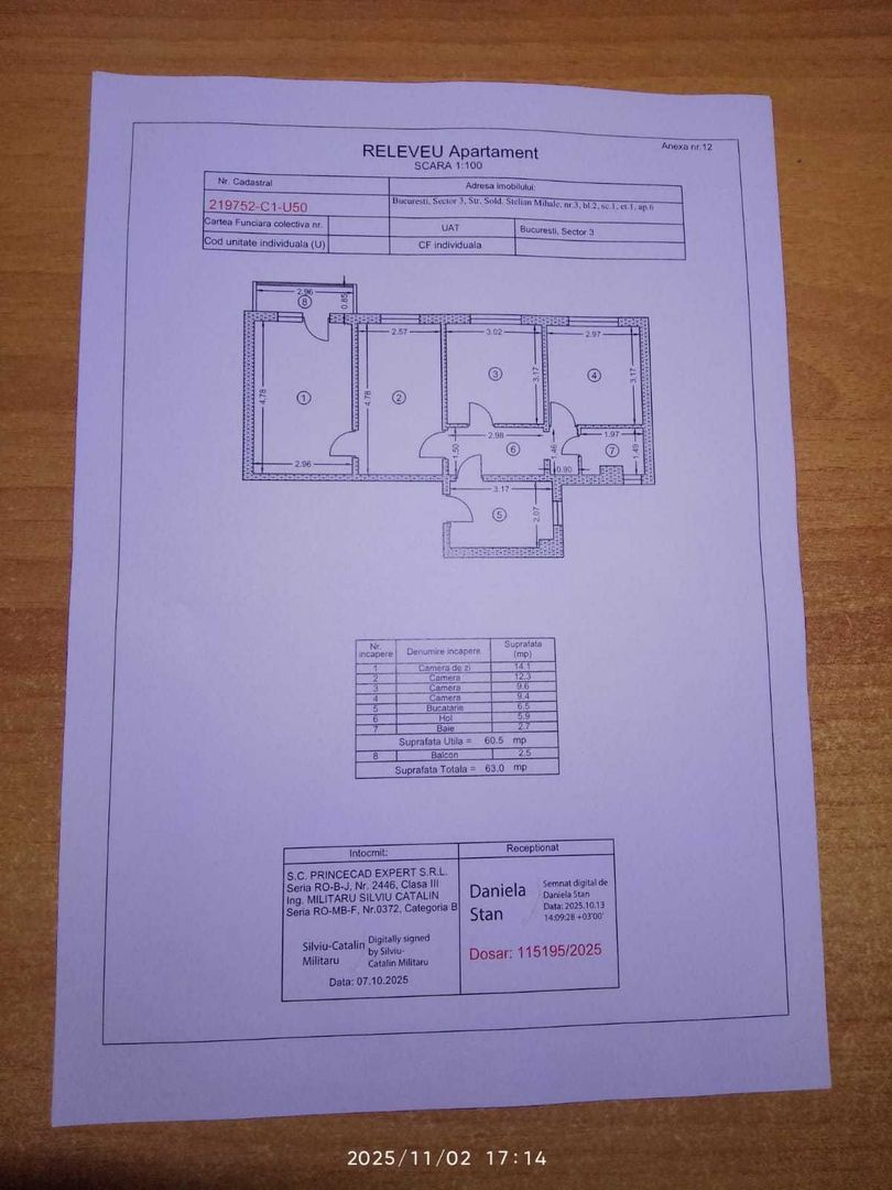 Vânzare apartament cu 4 camere