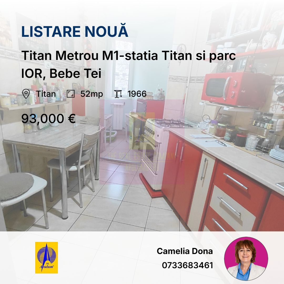 Titan Metrou M1-statia Titan si parc IOR, Bebe Tei