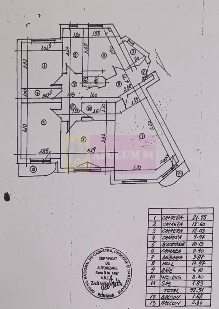 Apartament 4 camere 13 Septembrie