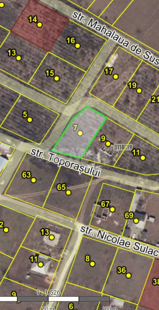 lot de teren pentru construcții Boșcana