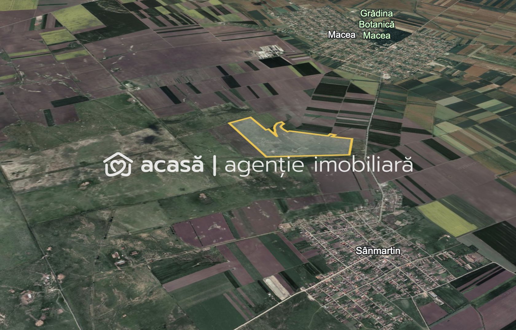 Imagine 3 - Teren 42 ha pentru parc fotovoltaic – Macea, Arad