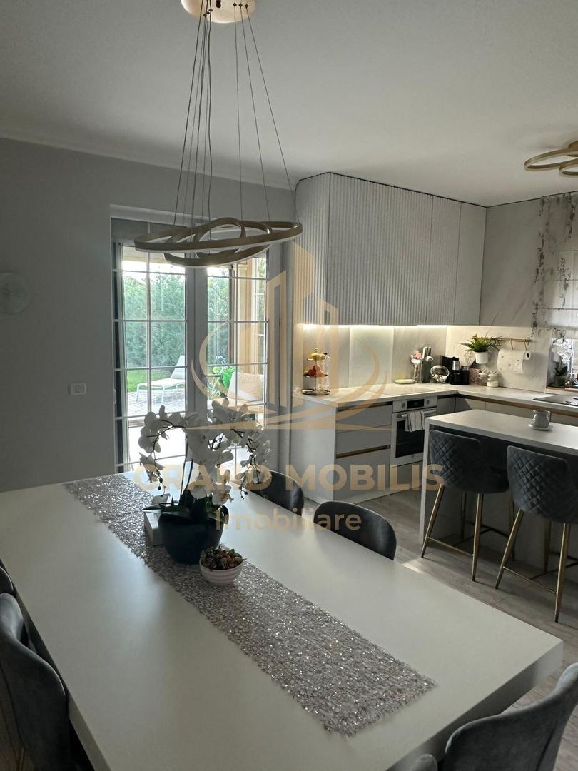 Casa in stil mediteranean, ultrafinisată 5 camere, 3 bai + curte. - imaginea 20