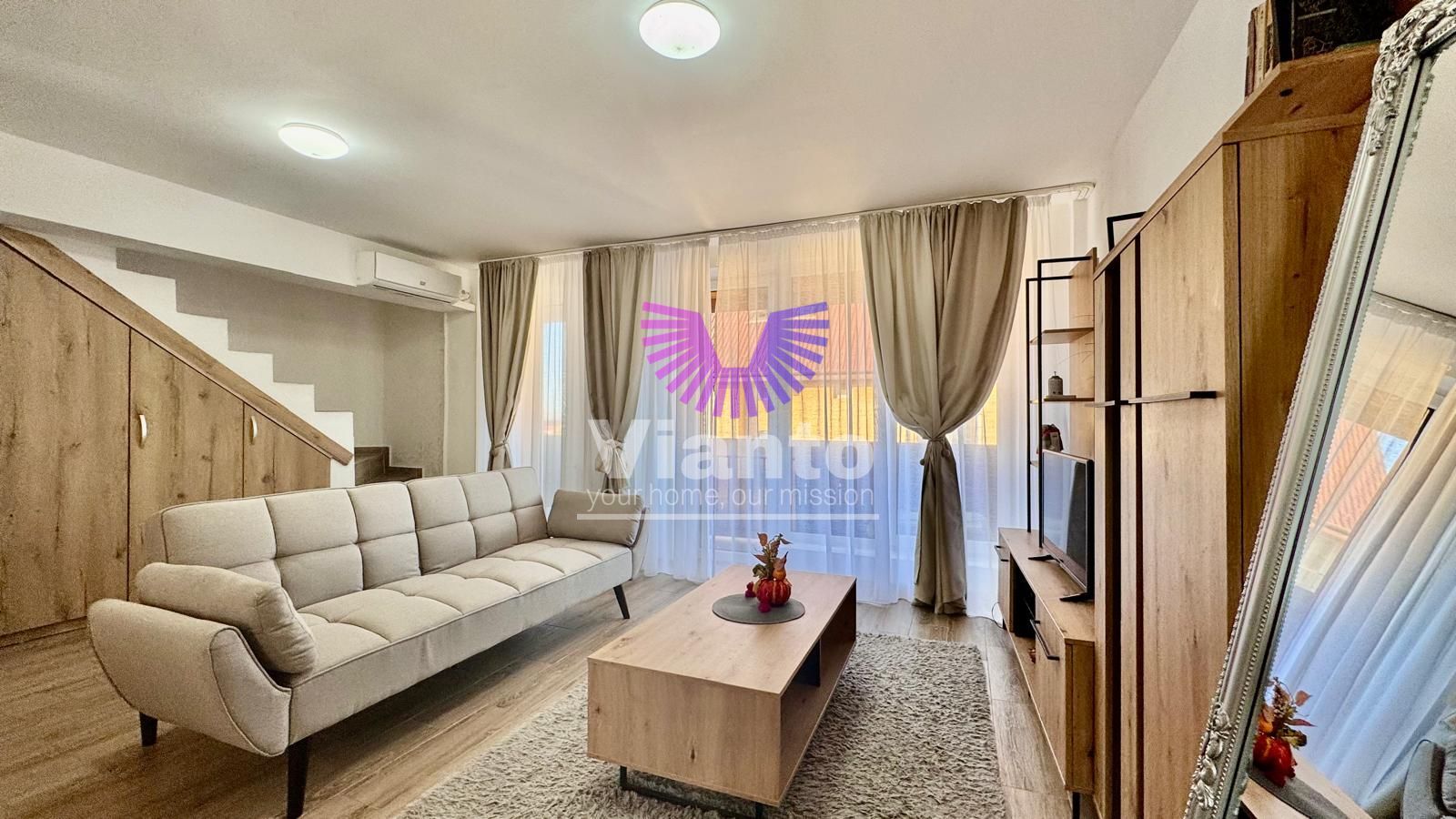 Apartament 3 camere mobilat si utilat compet - Zona sub-Arini - Calea Poplacii