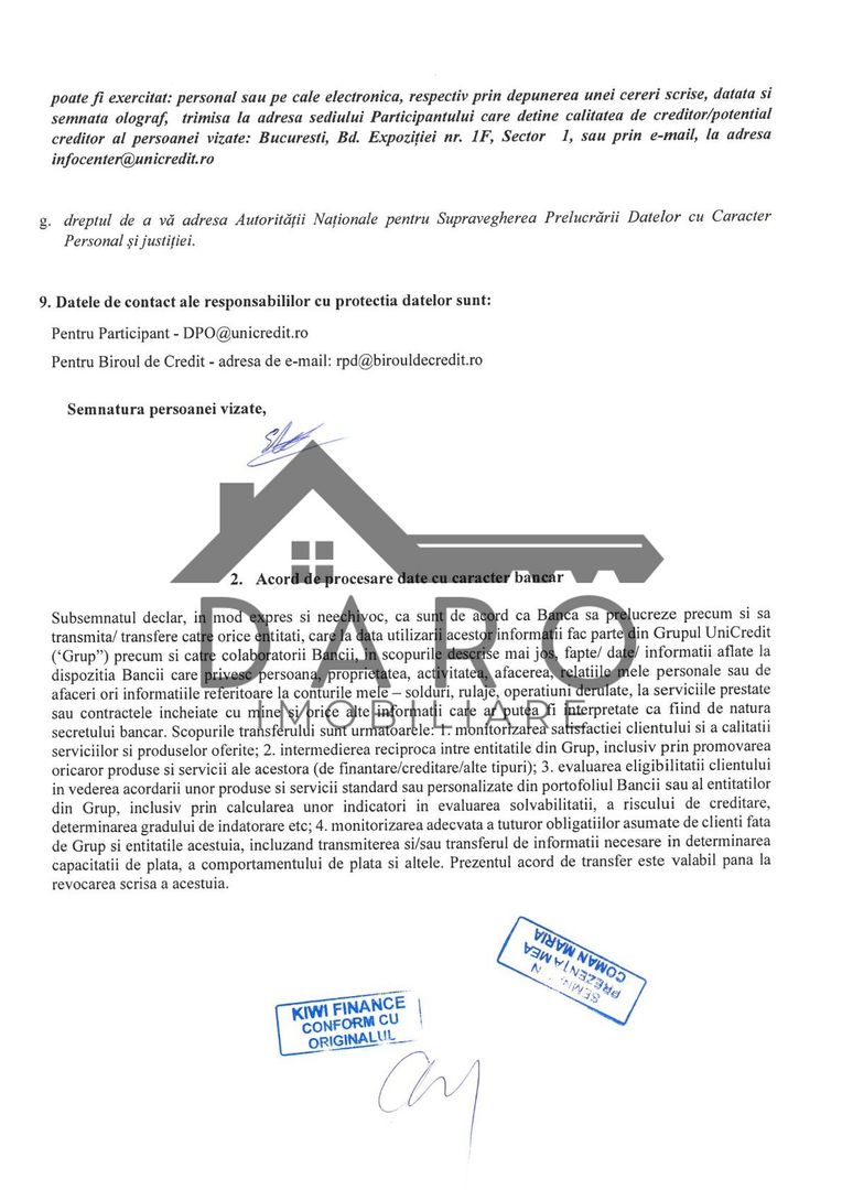 Vand apartament cu 2 camere in Cornisa, et. intermediar, lift nou - imaginea 21