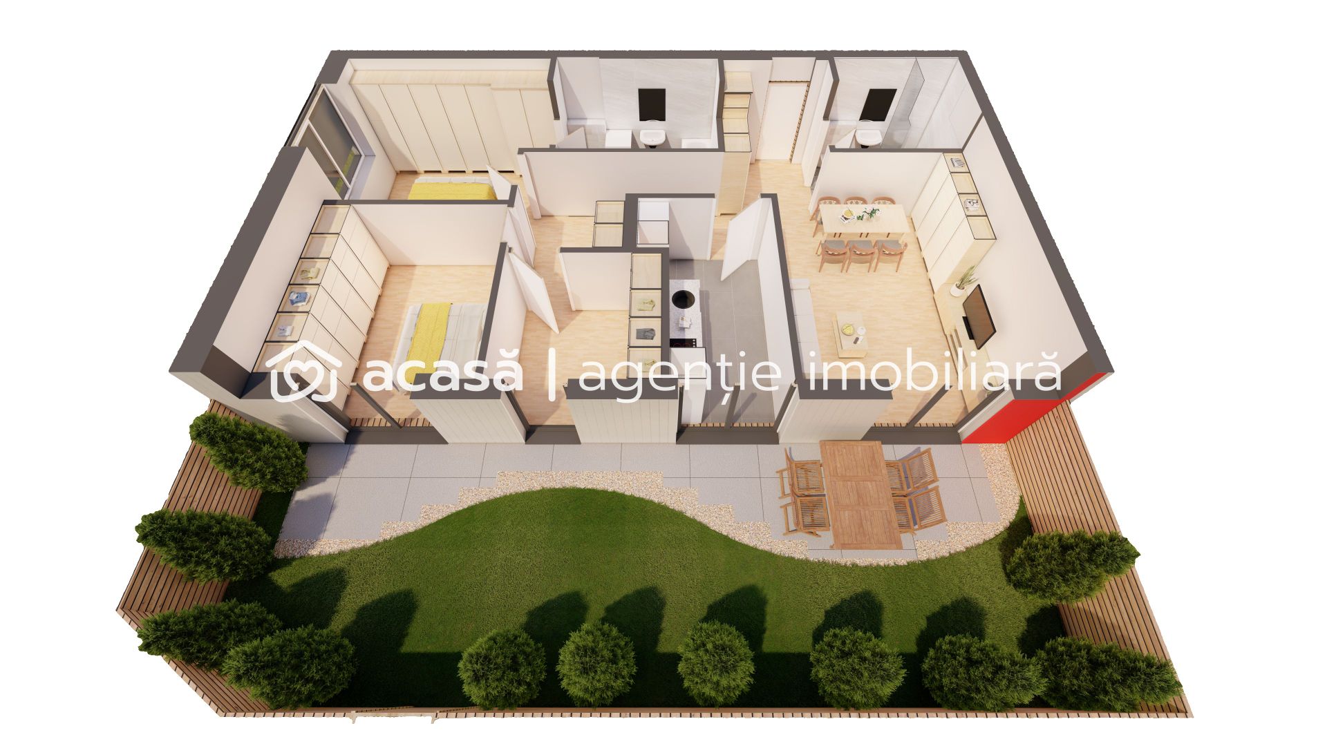 Imagine 2 - Singurul apartament NOU cu gradina proprie la ARED Comision 0