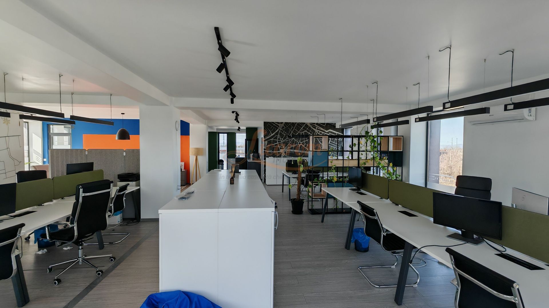 190 mp,Spatiu de Birouri/ Call Center/IT, Fitness,1980 euro/luna