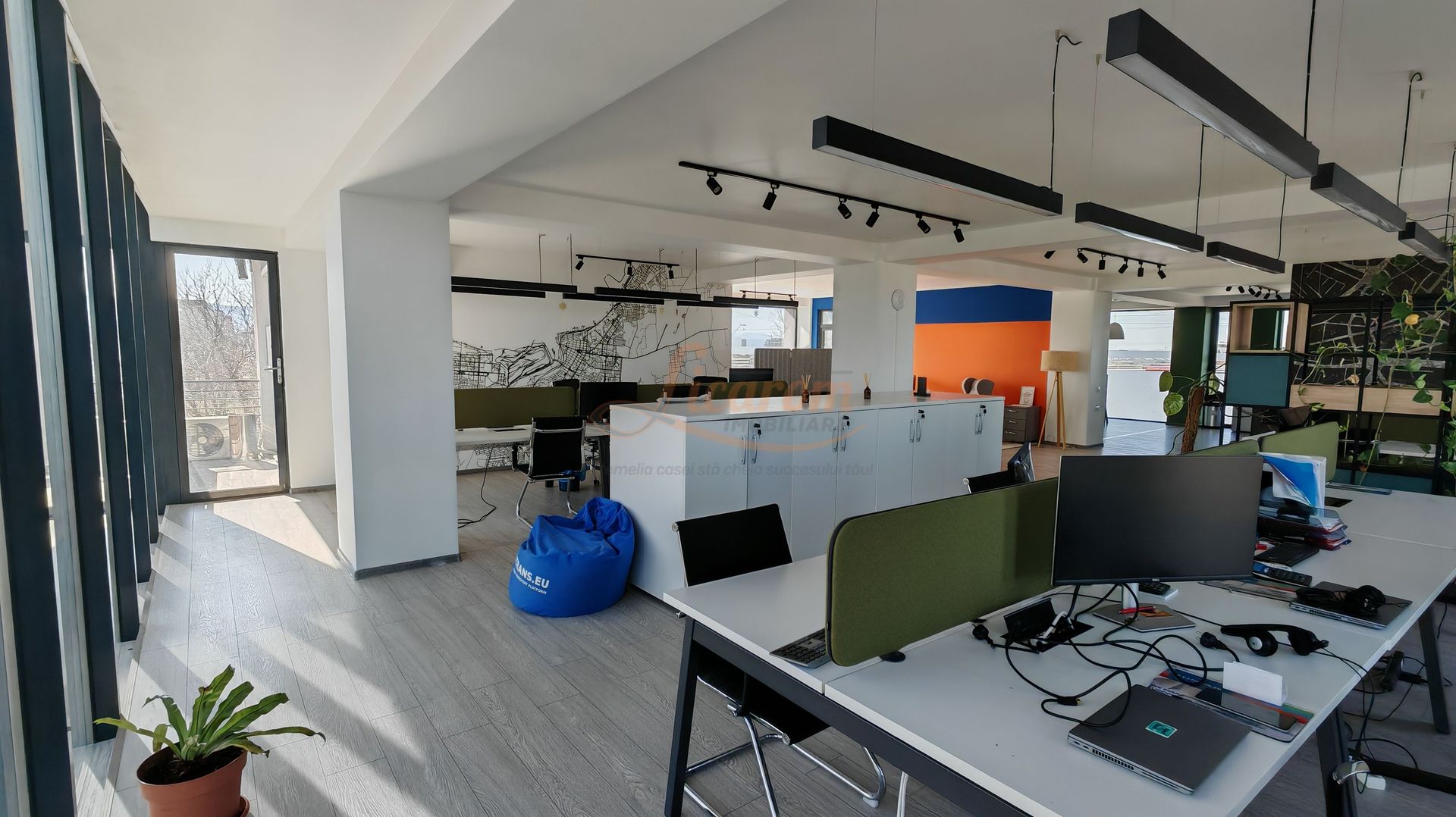 190 mp,Spatiu de Birouri/ Call Center/IT, Fitness,1980 euro/luna - imaginea 8