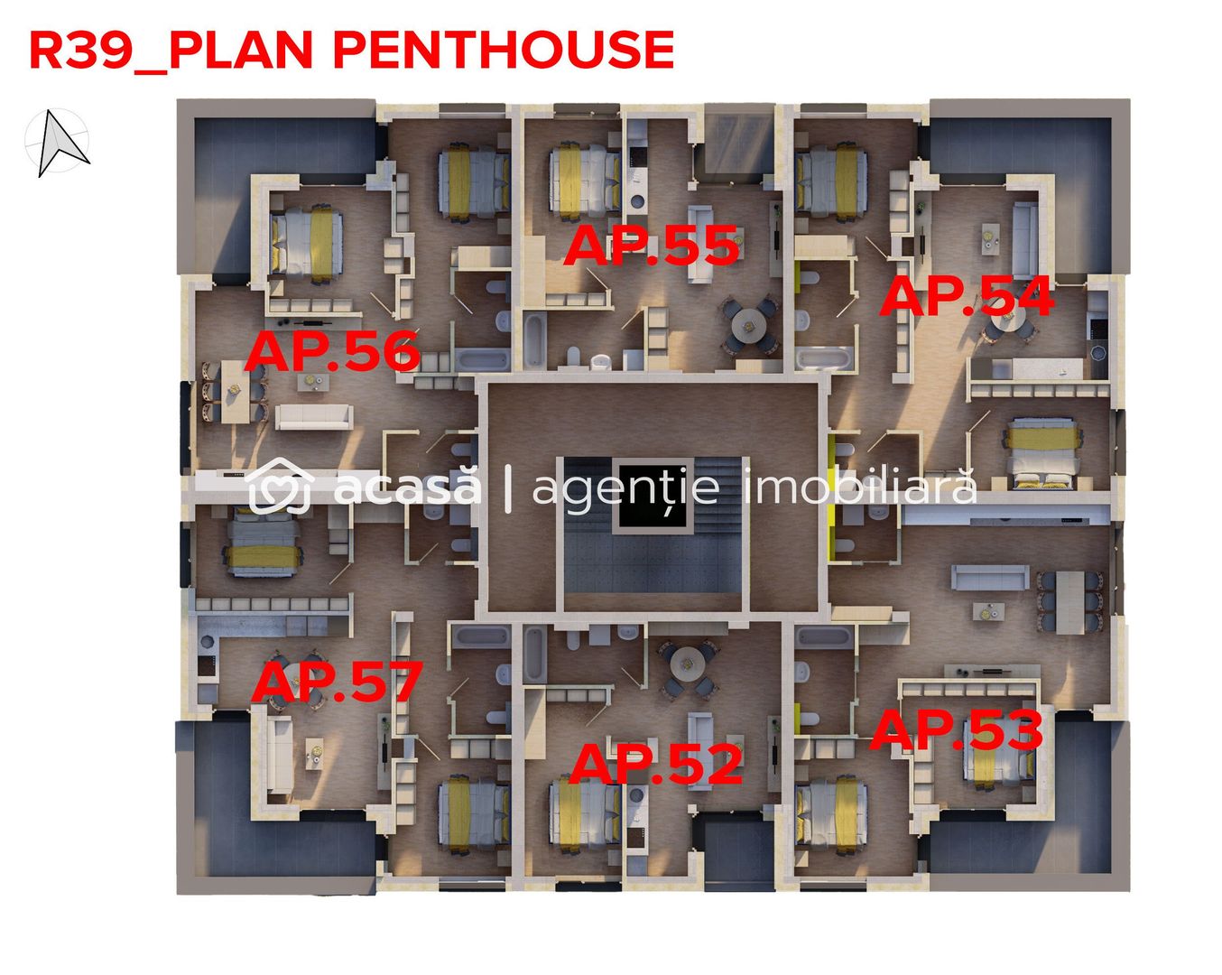 Imagine 6 - De vânzare Penthouse în inima Aradului