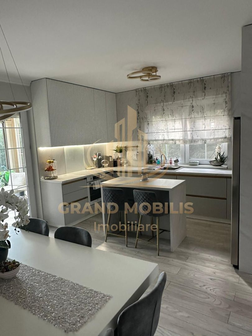 Casa in stil mediteranean, ultrafinisată 5 camere, 3 bai + curte. - imaginea 21