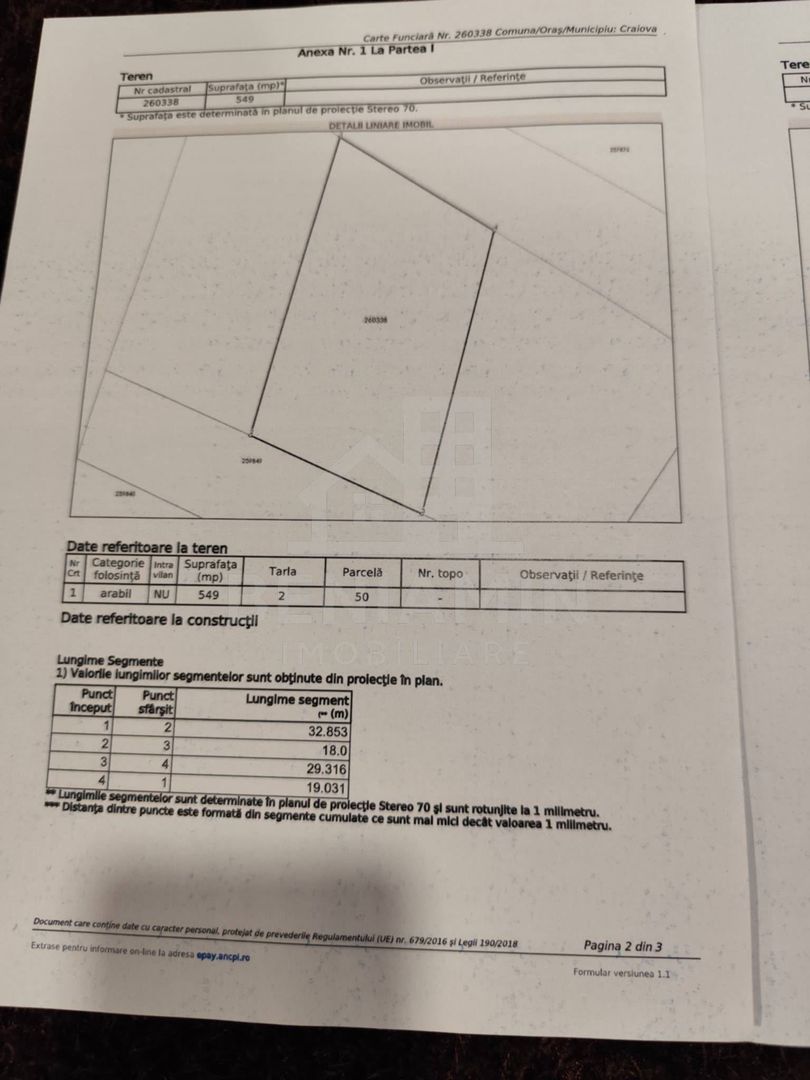 Teren Intravilan De Vanzare-Loturi De 550mp-Deschidere Mare-Popoveni - imaginea 3