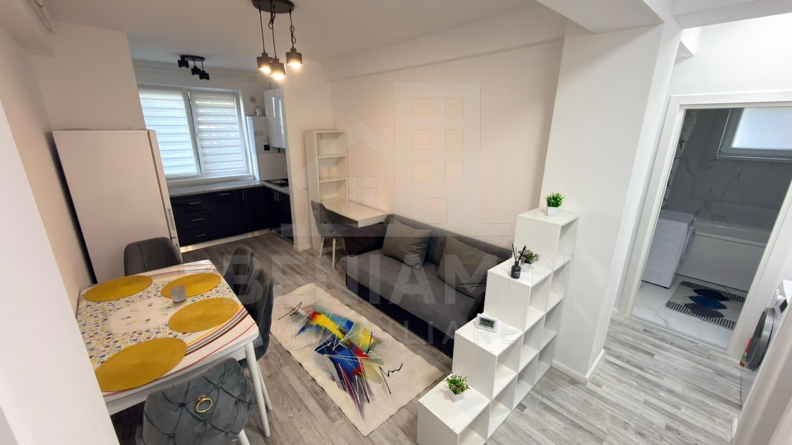 2 camere - bloc nou -2 bai - curte 70mp - 2 parcari - Happy Residence - imaginea 5