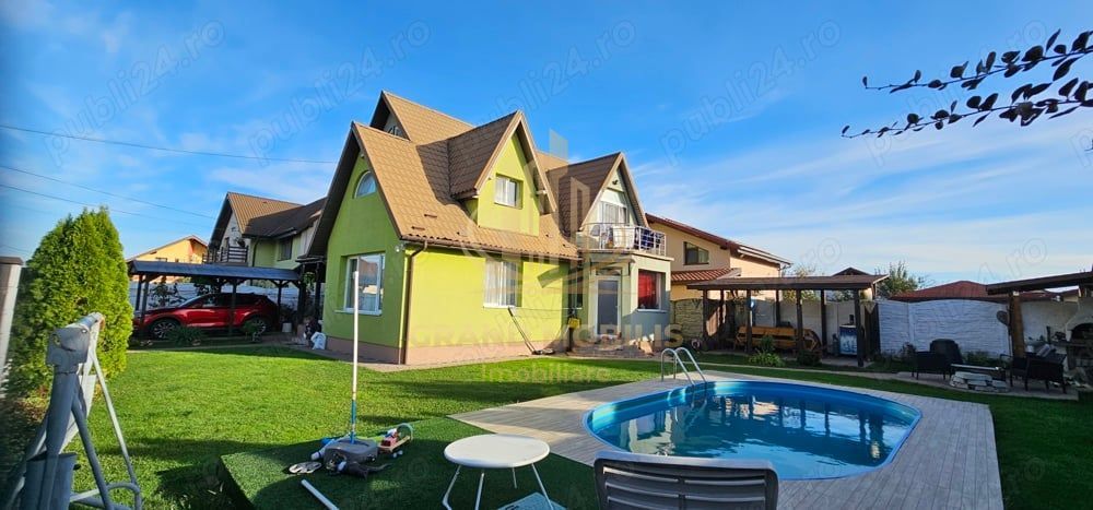 Vilă 6 camere | Piscină 6 m | 500 mp Teren | Fotovoltaice|Sacalaz - imaginea 3