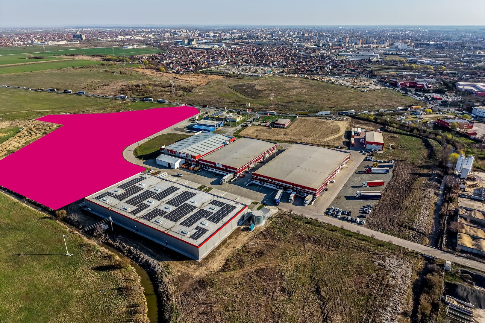 Imagine 2 - Teren industrial 28812 mp în Parcul Industrial UTA2 Arad