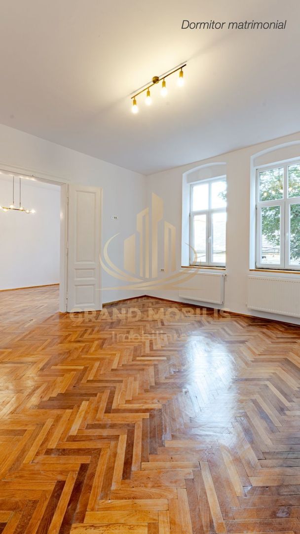 Apartament 3 cam renovat, 91 mp – Bălcescu–Elisabetin | Boxă 13,3 mp
