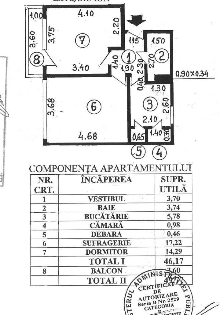 Apartament decomandat 2 camere Dimitrie Cantemir