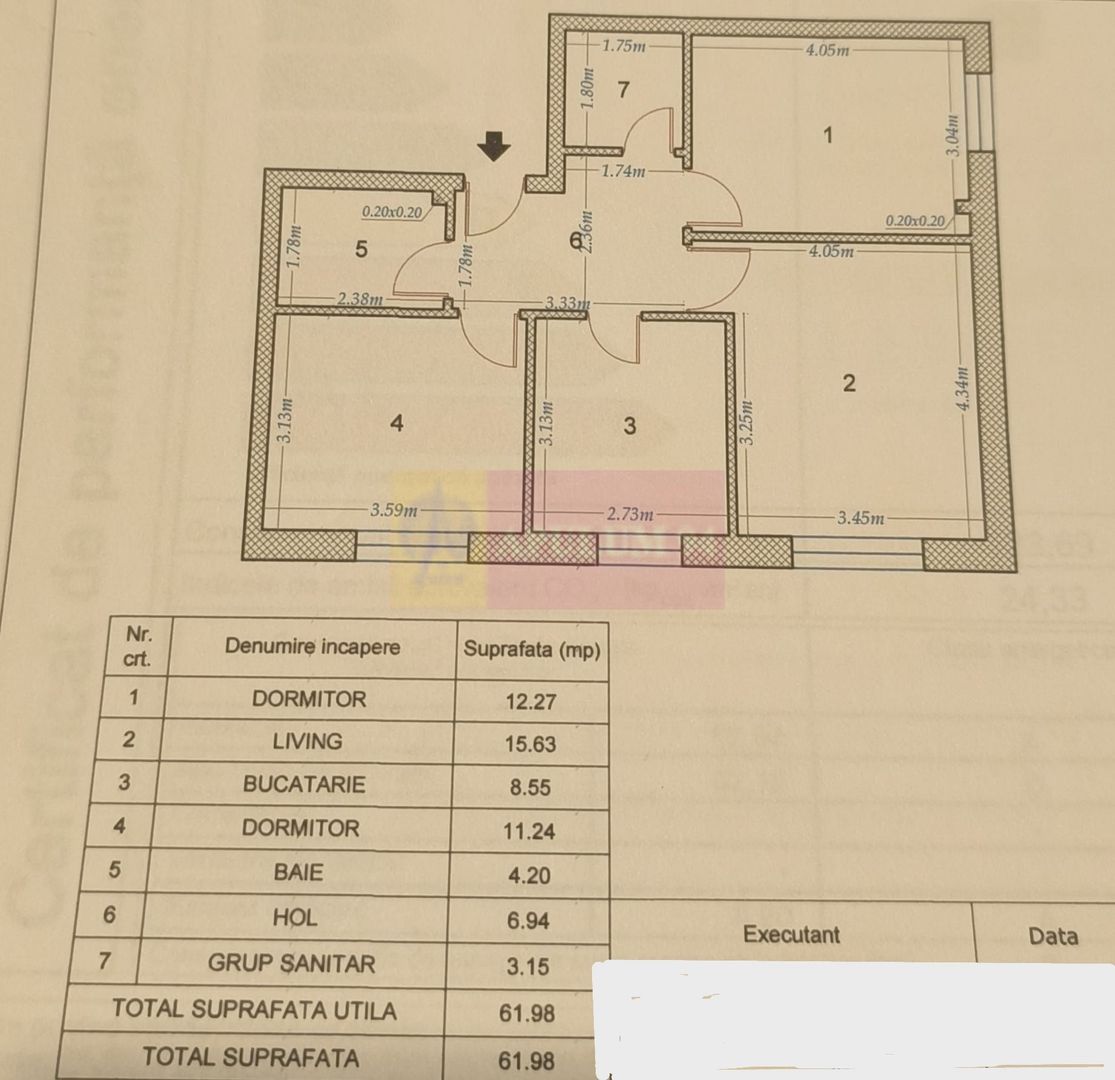 Apartament 3 camere 62mp Popești Leordeni Metrou Berceni si Leonida