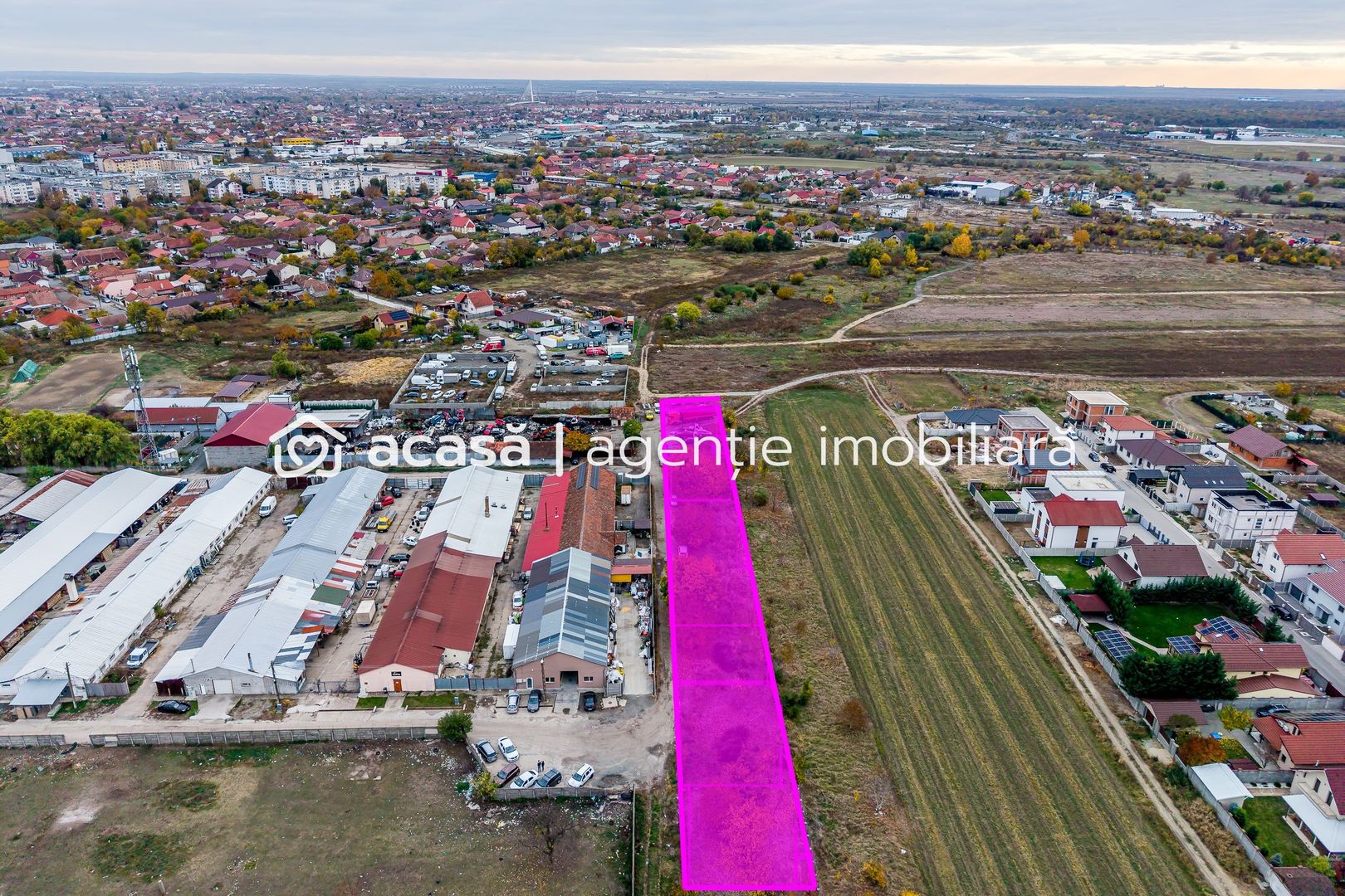 Imagine 2 - Teren de 2500 mp cu posibilitate de parcelare în Bujac Arad
