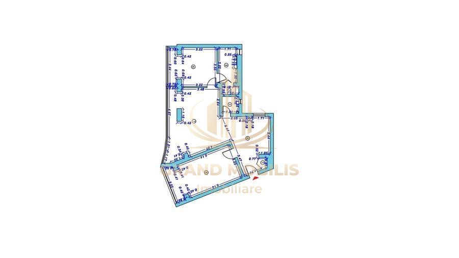 Apartament 3 camere reconfigurat din 4 camere - imaginea 5