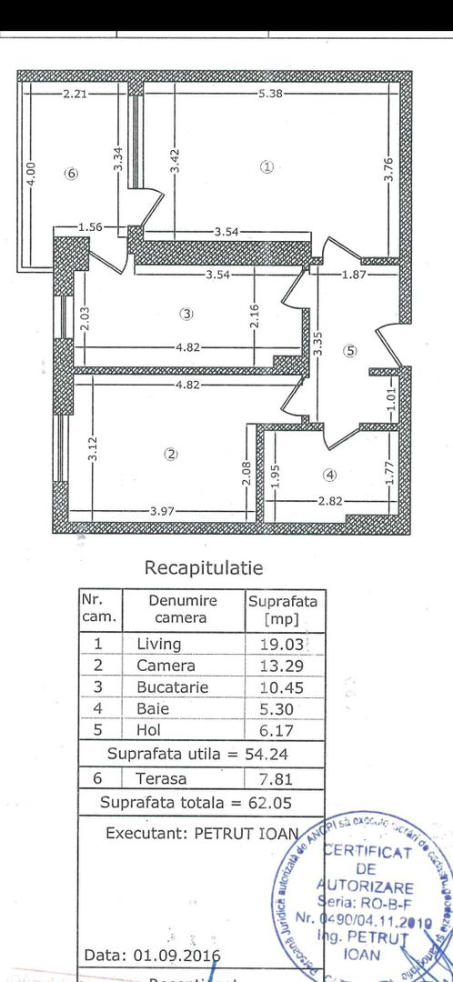De vanzare apartament 2 camere GranVia Park/Lujerului