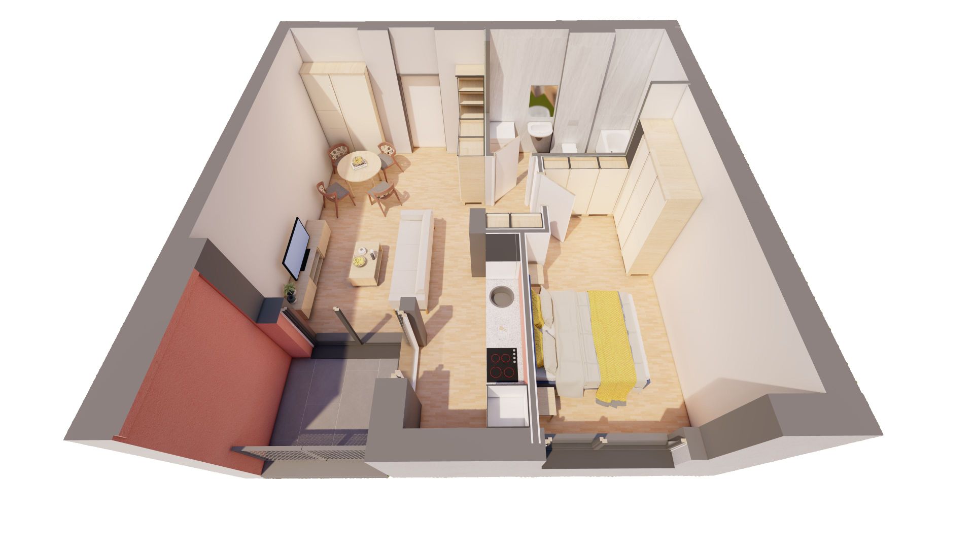 Imagine 5 - CEL MAI BUN PRET pentru un PENTHOUSE NOU – ARED LANGA AFI - COMISION 0