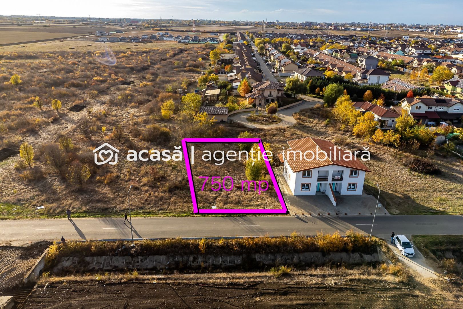 Imagine 3 - Teren 750 mp  cu toate utilitățile | Via Carmina | 102 €/mp