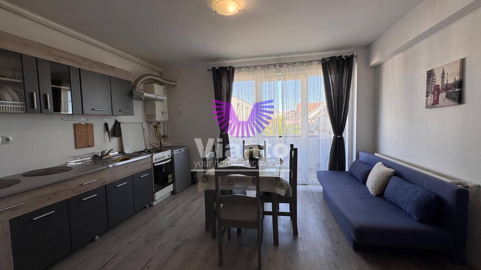 Apartament 2 Camere Utilat si Mobilat -Balcon si Parcare - Cartier Arhitectilor
