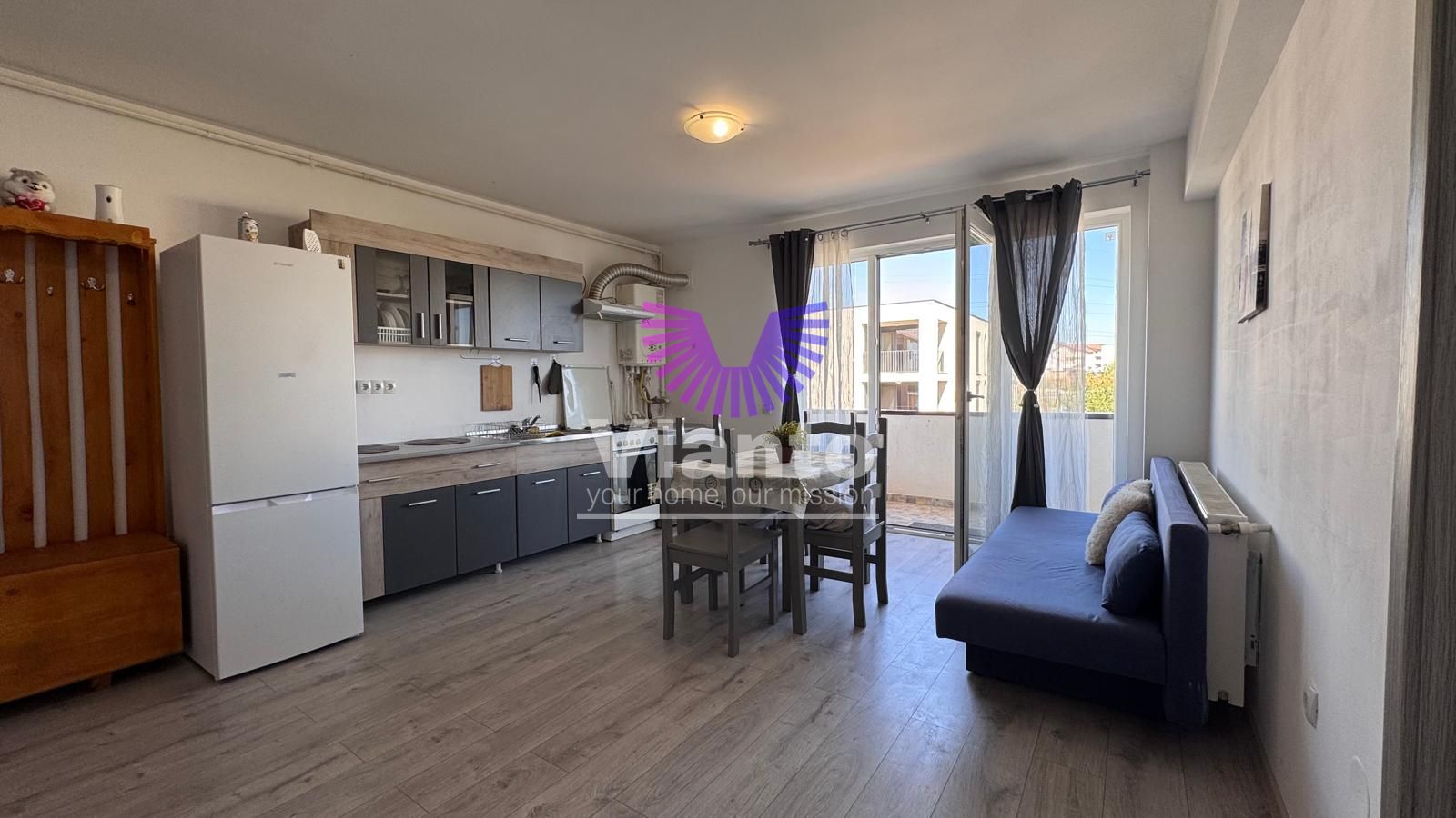 Apartament 2 Camere Utilat si Mobilat -Balcon si Parcare - Cartier Arhitectilor