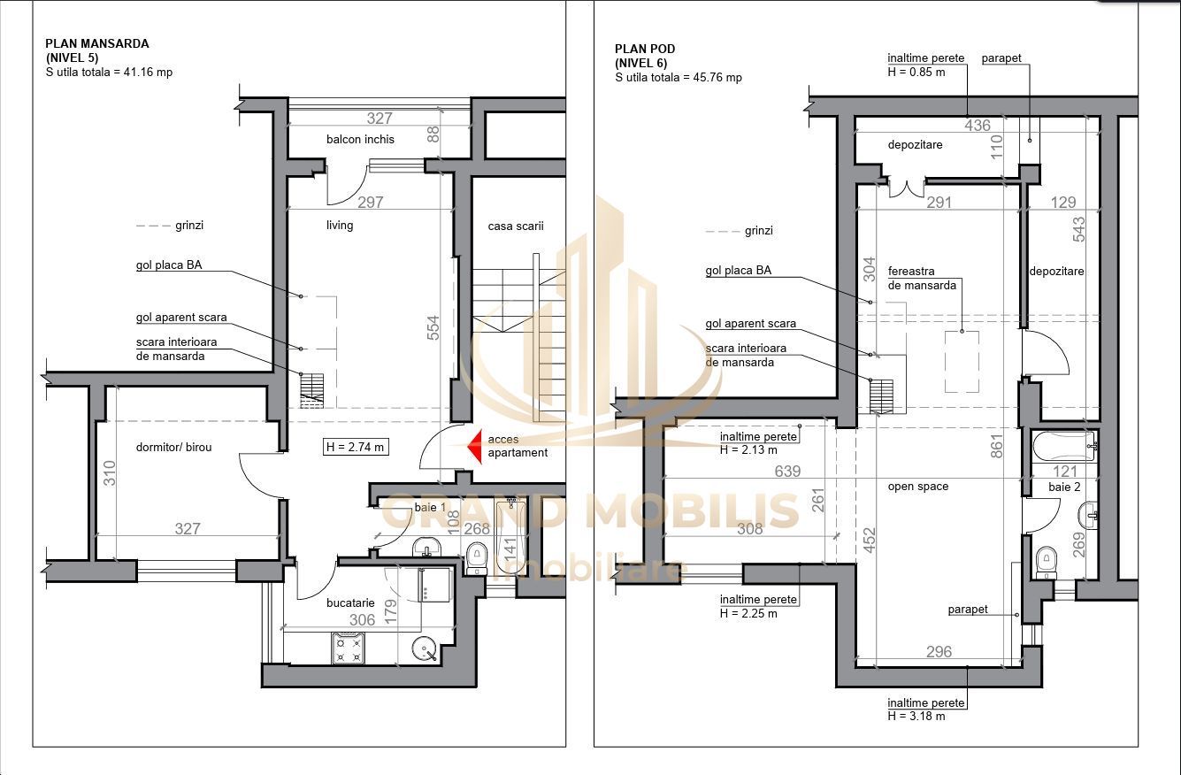 OCAZIE! Duplex 3 Camere | Bloc 2013 | 84 mp pe 2 Niveluri | PARCARE - imaginea 21