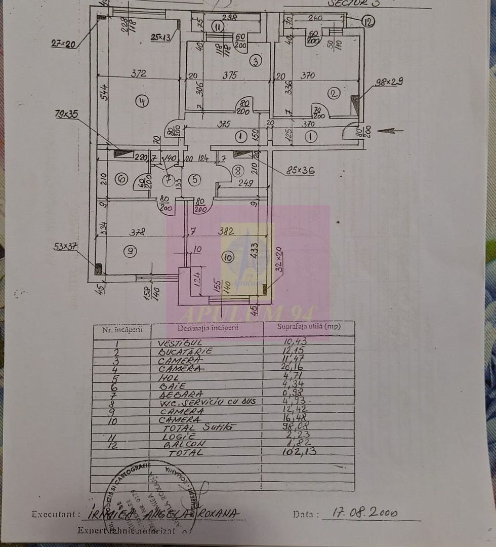 Vanzare apartament 4 camere in zona Unirii - Coposu, metrou
