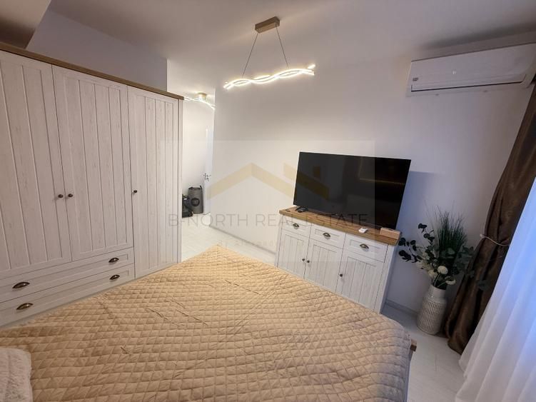 Penthouse 3 camere, terasă panoramică 30 mp | Prima închiriere | Otopeni - imaginea 13