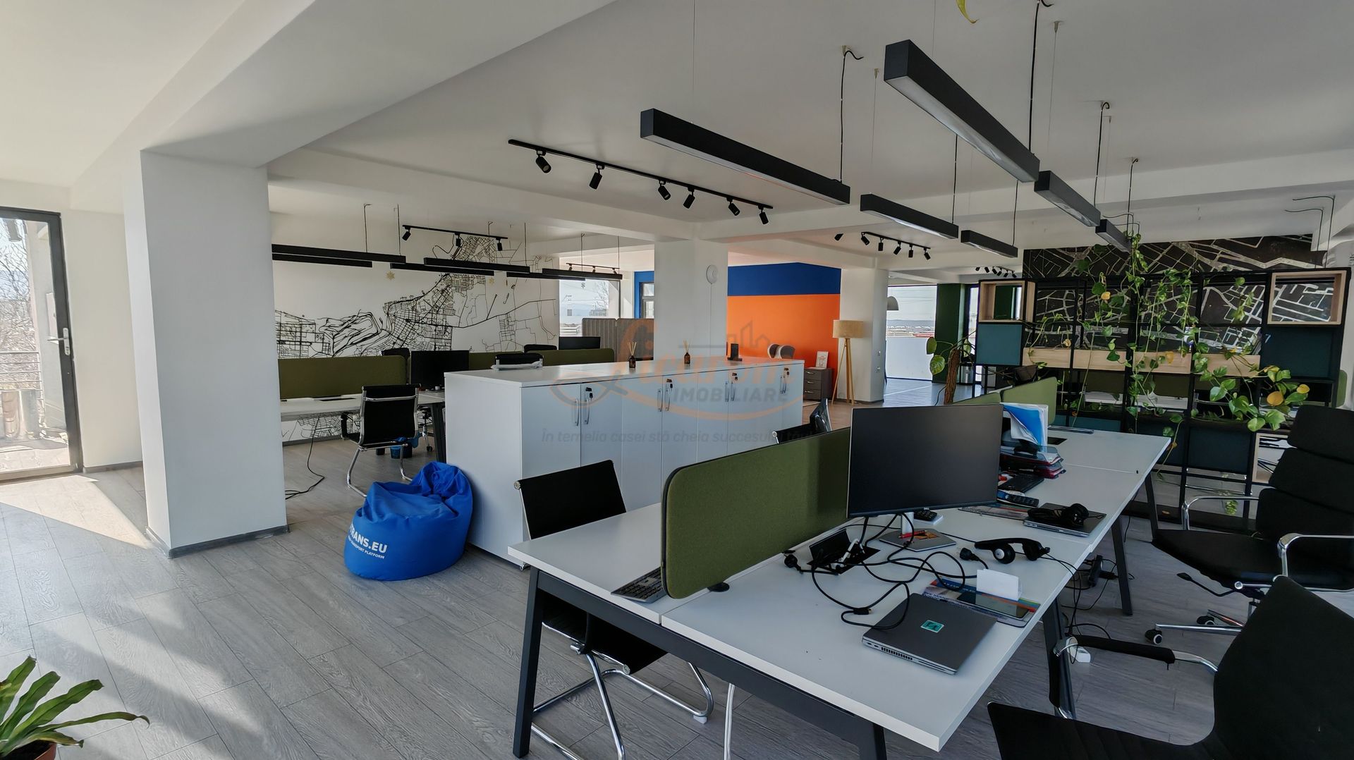 190 mp,Spatiu de Birouri/ Call Center/IT, Fitness,1980 euro/luna - imaginea 5