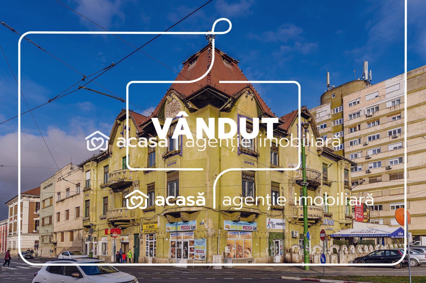 VÂNDUT! Apartament 4 camere, etaj 1, în Palatul Steiner, Arad