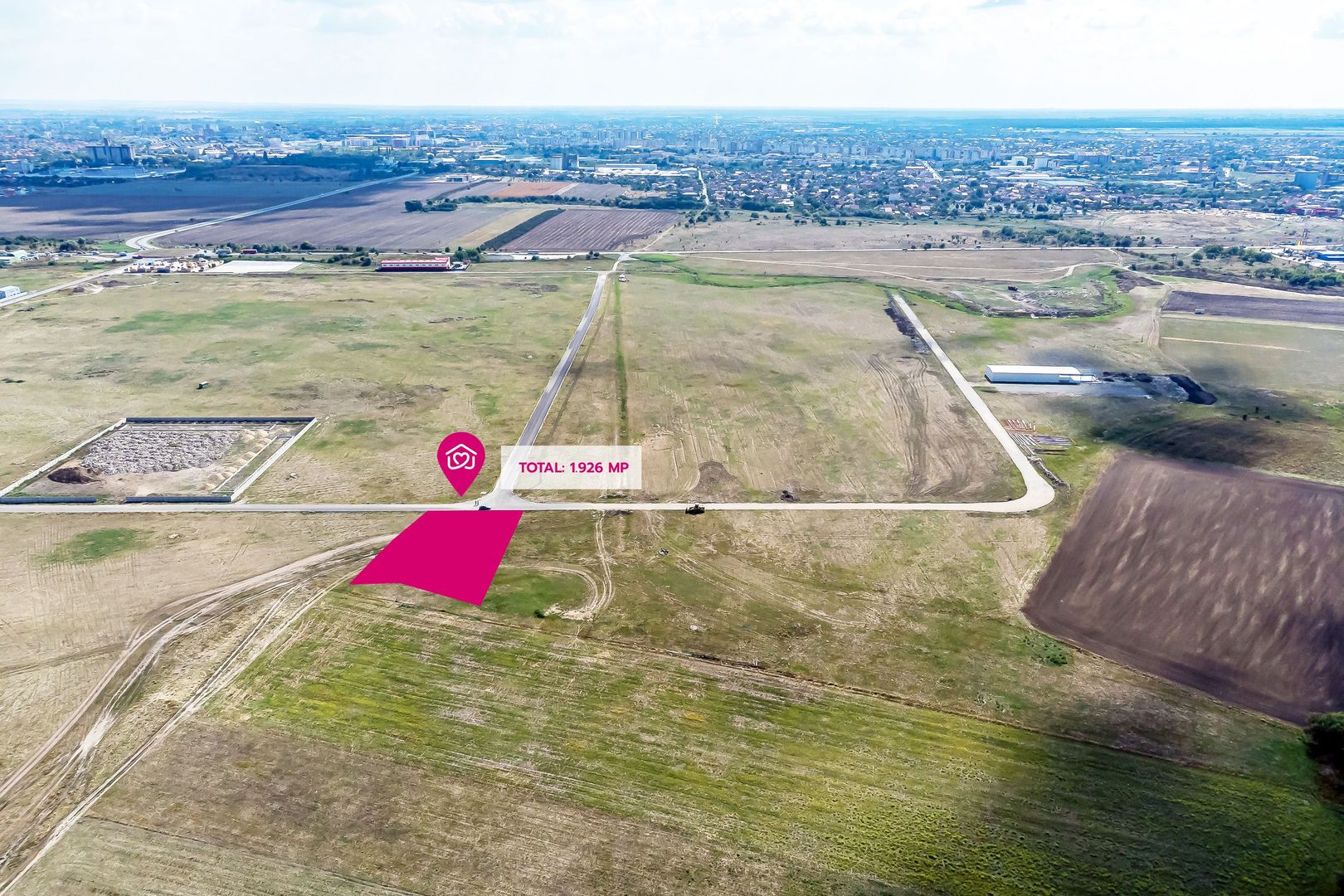 Oportunitate – Teren industrial 1.926 mp lângă Centura Vest Arad