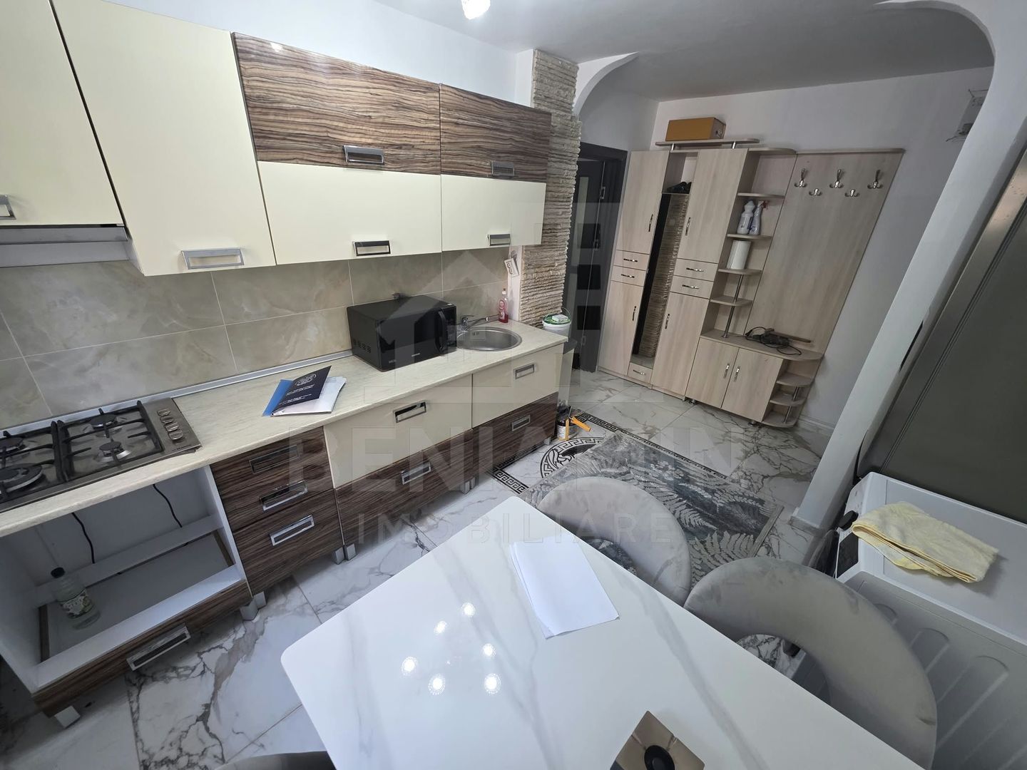 2Camere-Parter-Renovat- 50mp -Centrala Termica-Mobilat-Utilat-Brazda - imaginea 6