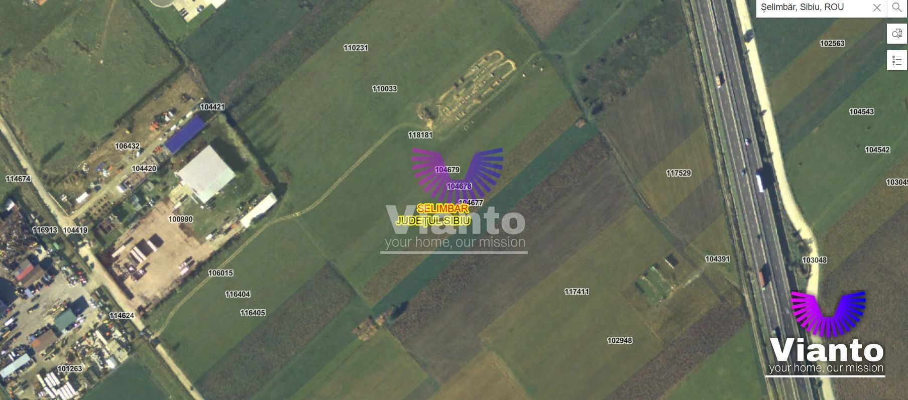Teren extravilan 4166 mp | Selimbar
