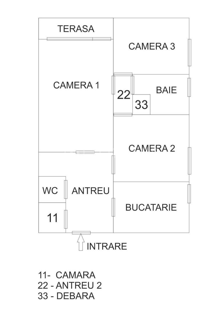 Apartament spațios cu 3 camere, decomandat – Zona 7 Noiembrie / UMFST - imaginea 8