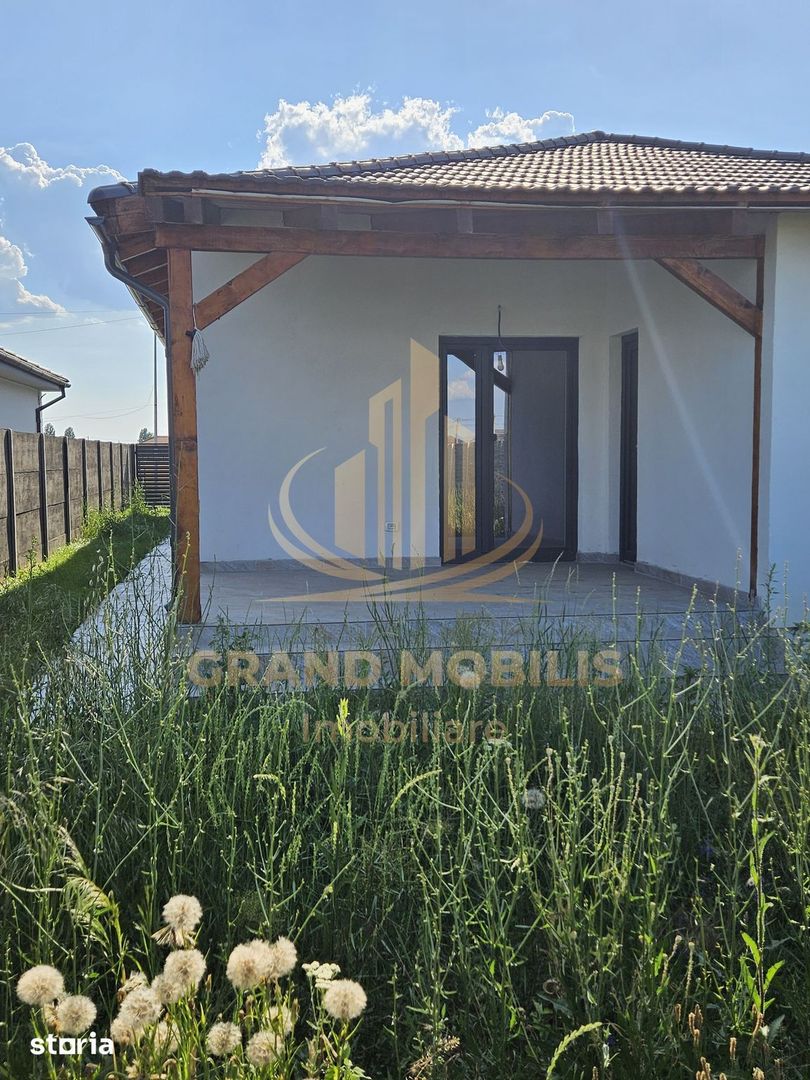 1/2 duplex nou, 3 camere 2 băi, Mănăstirea Şag 91mp pe parter