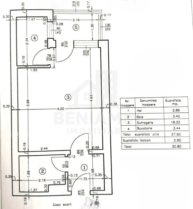 Garsoniera-semidecomandata-etaj 8-finisaje-moderne-mobilata-utilata - imaginea 6