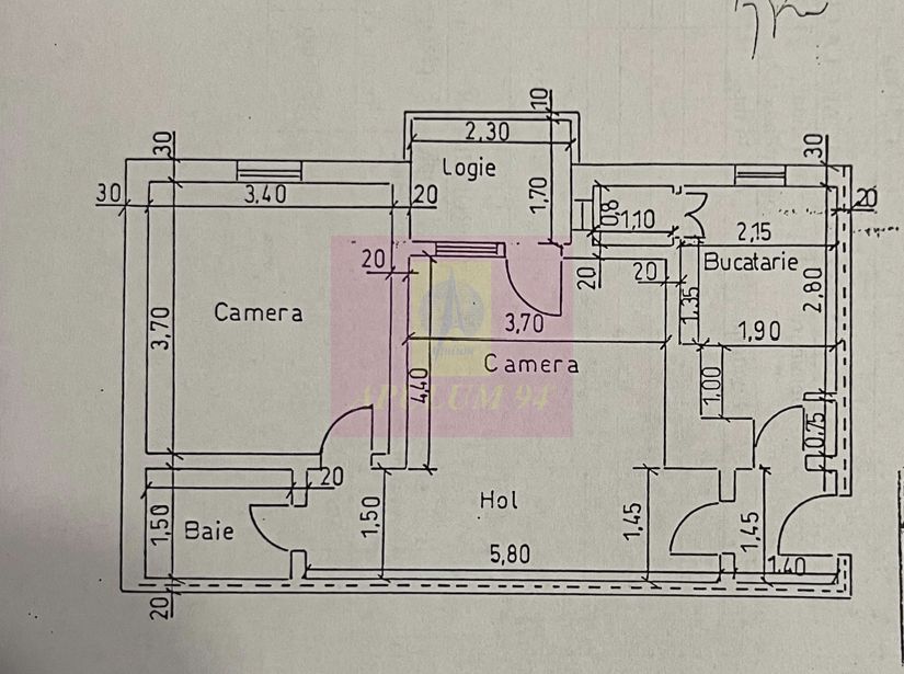 Apartament cu 2 camere, spatiu comercial – Campina, central - imaginea 6