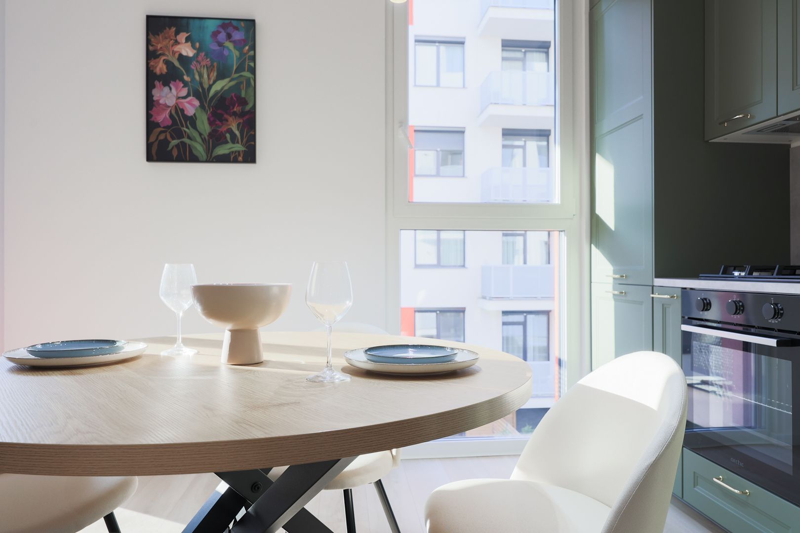 Imagine 9 - Apartament cu 2 camere NOU, finisat cu Chirias inclus