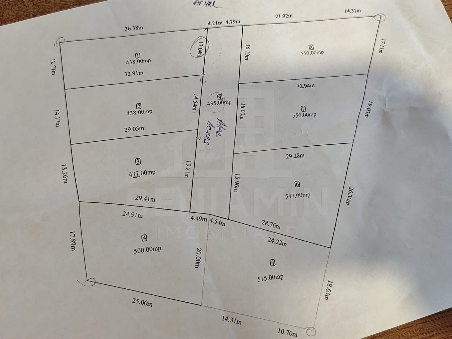 Teren Intravilan De Vanzare-Loturi De 550mp-Deschidere Mare-Popoveni - imaginea 4