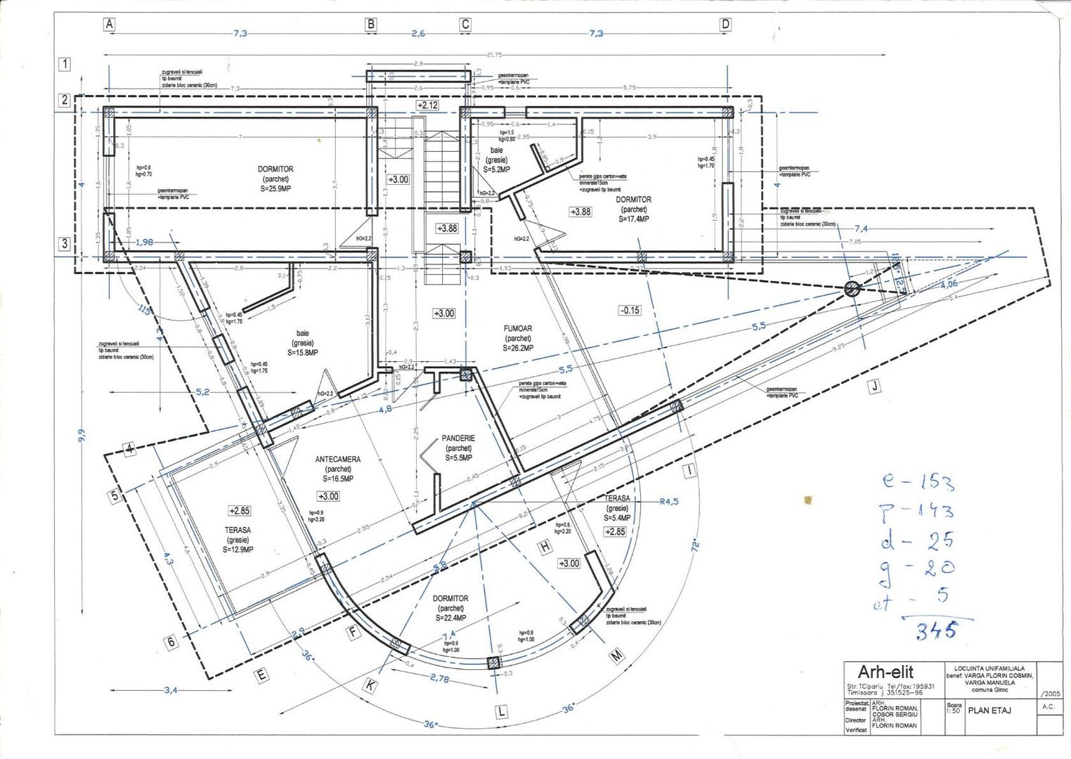 Vand casa 330 mp utili in zona planetelor Giroc, D+P+ E + pod - imaginea 34