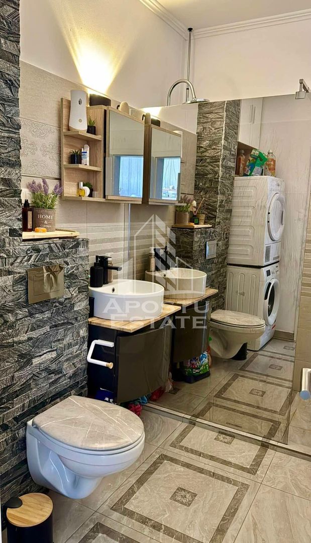 Apartament cu 2 camere,terasa de 38 mp,2 locuri de parcare,Dumbravita - imaginea 9