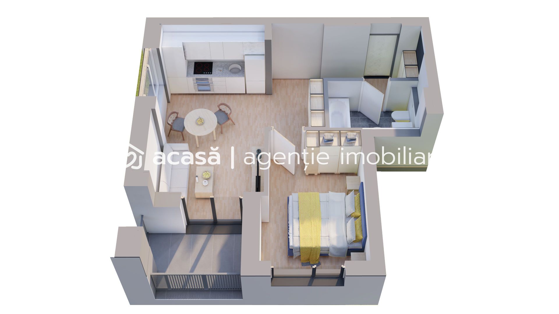 Imagine 1 - Comision 0%, Apartamente NOI cu 2 camere la ARED Cel mai mic pret
