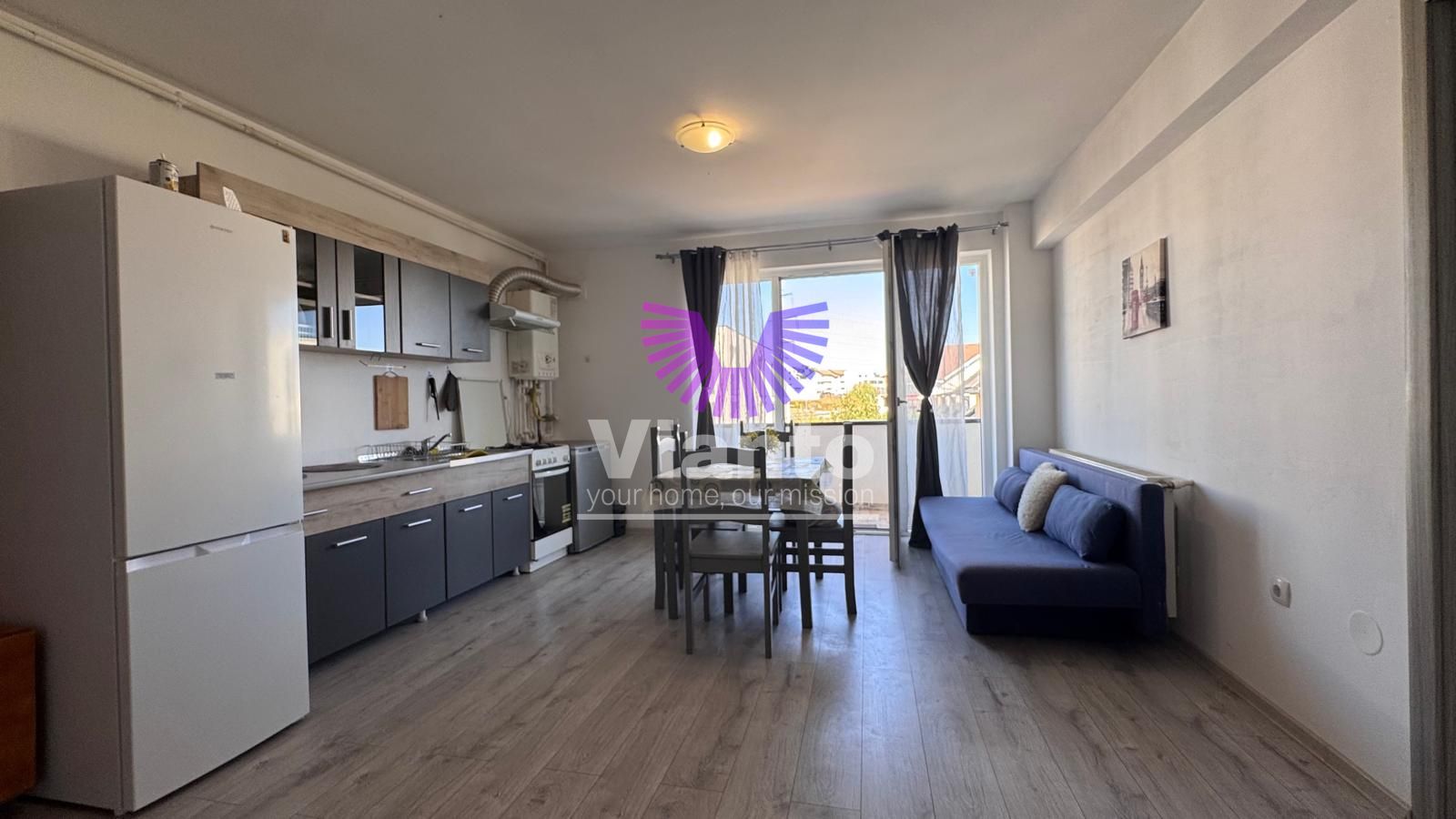Apartament 2 Camere Utilat si Mobilat -Balcon si Parcare - Cartier Arhitectilor