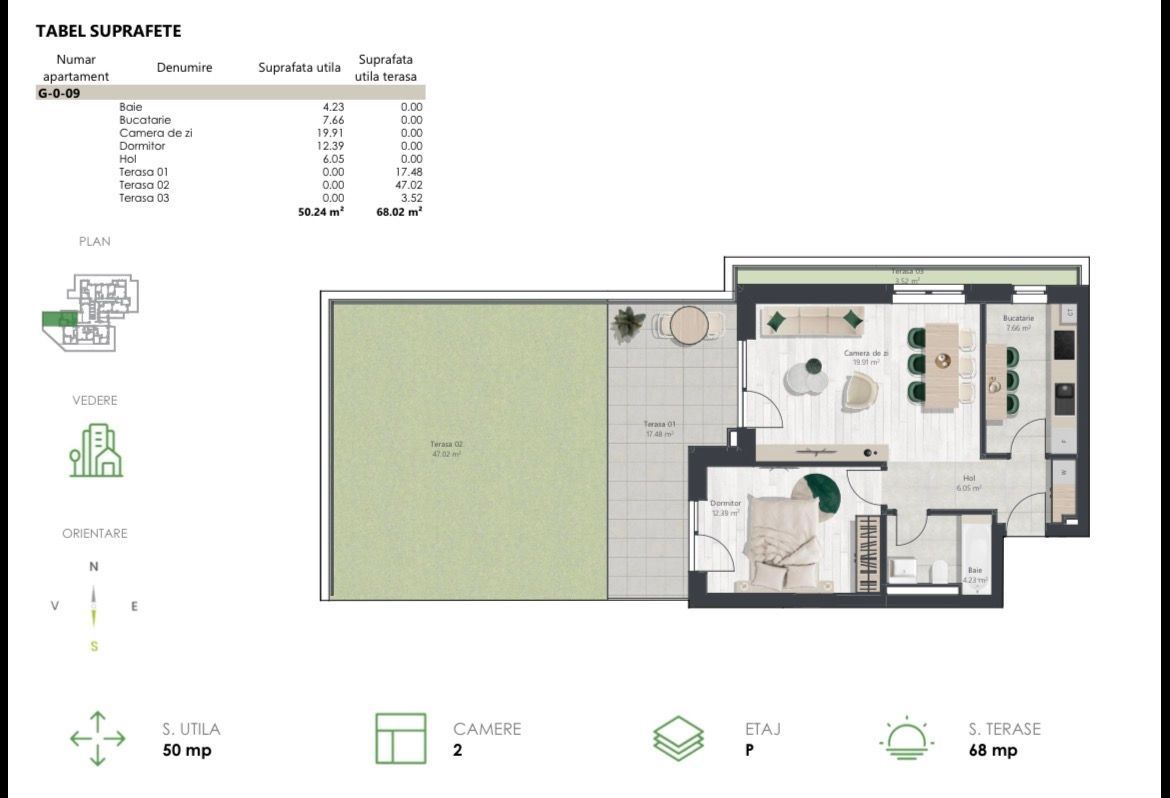 Apartament 2 camere si gradina | Denya Forest - imaginea 11