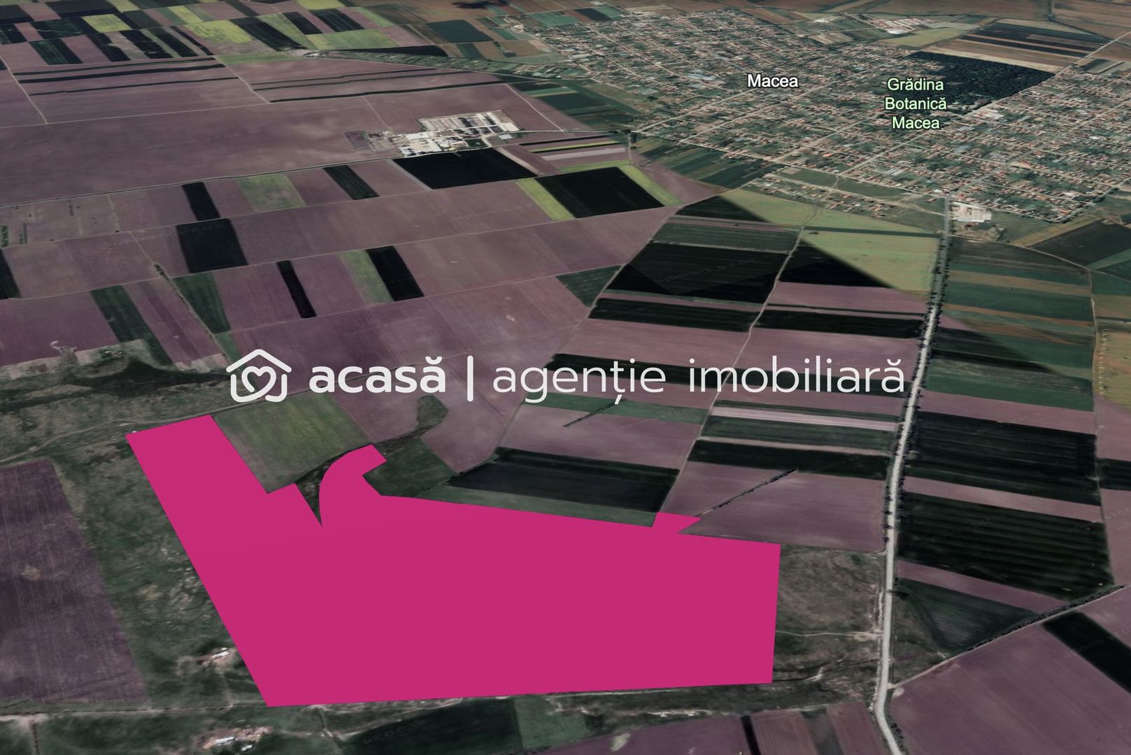 Imagine 1 - Teren 42 ha pentru parc fotovoltaic – Macea, Arad