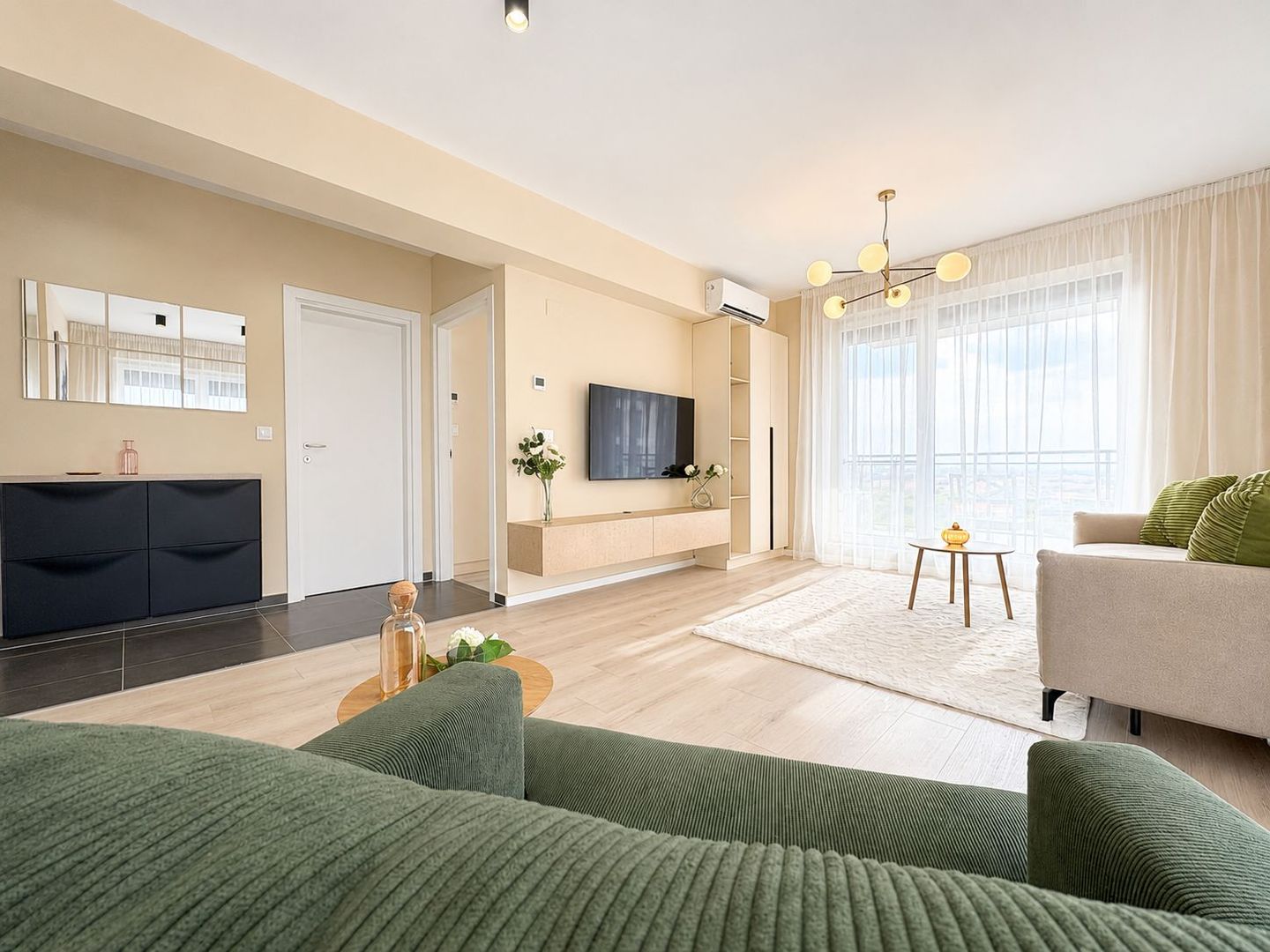 Apartament nou cu 2 camere, bucatarie inchisa | Denya Forest - imaginea 2